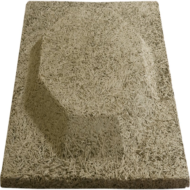 แผ่นเซลโลกรีต ชนิดพิเศษ รุ่น OCTAGON  ขนาด 600 x 600 มม.x 10 มม.  (โชว์ผิวด้านนูน) ผิวหน้าธรรมชาติพ่นสีสำเร็จ